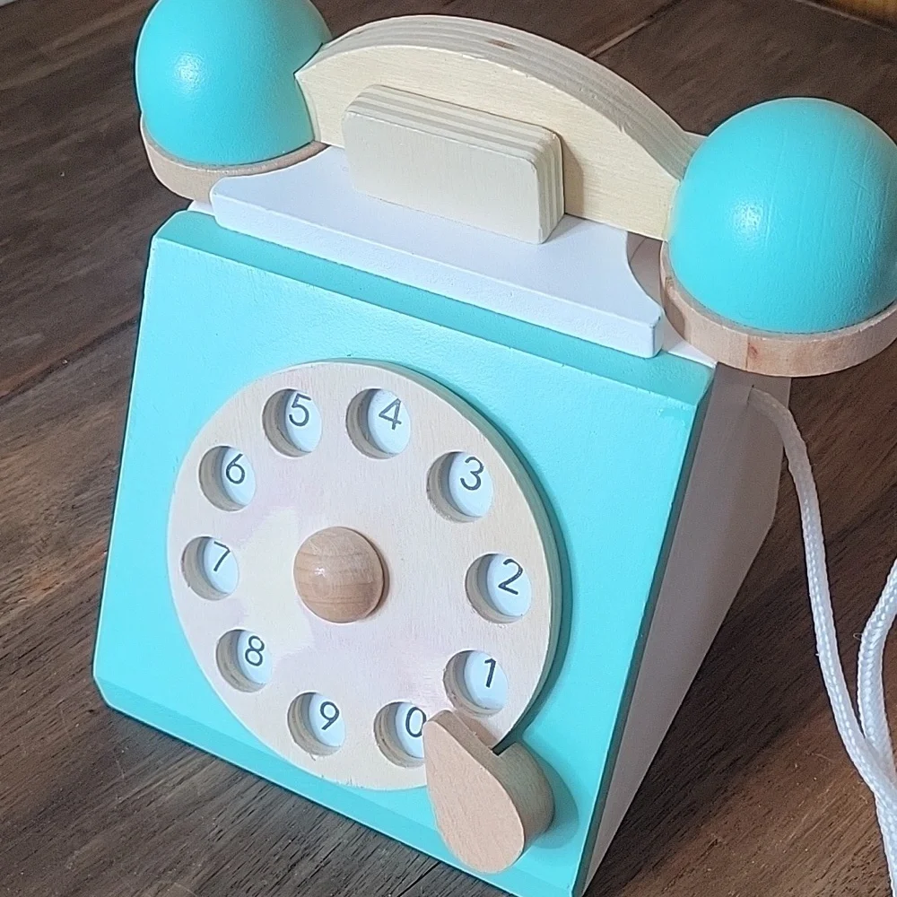 Wooden Wink Montessori Wooden Telephone Toy